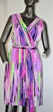 NUEVO ETIQUETAS Vestido Malandrino Lila Haze Perry Para Mujer Primavera Moda Ropa $158