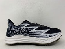 Picos unisex Hoka Crescendo MD, negro/blanco, hombre 9,5/mujer 11 EE. UU.