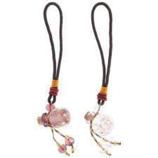 2Pcs Oil Perfume Bottle Necklaces for People Car Pendants