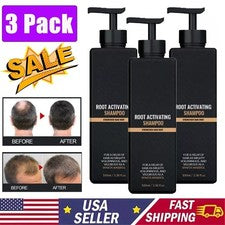 3X Champú Activador de Raíz Champú Melena Champús para Pérdida de Cabello*Regrucimiento Natural del Cabello*
