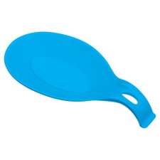 Soporte para utensilios de cocina de silicona resistente al calor de 4,72", azul 1 pieza