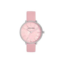 Adora Diseño Analógico Reloj de Mujer 3 BAR Acero Inox Rosa Pulsera de Cuero