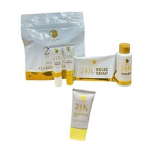 Paquete SY GLOW 24K Dorado: Kit Facial Rejuvenecedor de 4 Pasos + Protector Solar FPS 45