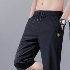 Pantalones cortos de verano para hombre de nailon de algodón para uso exterior de moda pantalones de cinco cuartos