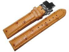 Correa de reloj natural con hebilla de mariposa ramo real 18 mm 20 mm 22 mm 24 mm