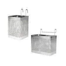 Soporte para utensilios de acero inoxidable 2 piezas soporte para espátula palillo colador soporte
