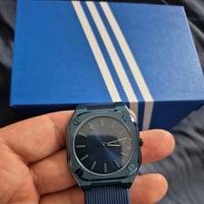 Reloj Adidas Originales City Tech Delgado Unisex Azul (Nuevo Con Caja)