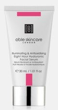 Suero facial hialurónico iluminador de ocho horas ABLE SKINCARE 1,01 OZ NUEVO EN CAJA