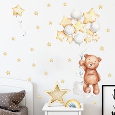 Pegatina de Pared Linda Accesorios Extraíbles Globos Decoración del Hogar Repuesto