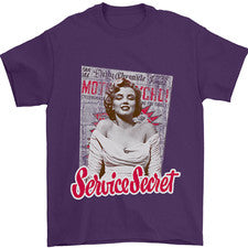 Camiseta Service Secret Fashion para hombre 100 % algodón