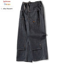 PANTALONES VAQUEROS ESTILO JAPONÉS 23AW PARA HOMBRE PANTALONES DE LONA CON CORDÓN CAPITAL