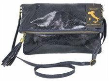 Bolso bandolera mujer bolso de hombro cuero bolso de mujer pequeño bolso de noche azul