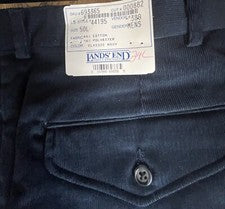 Pantalones de pana Lands' End Direct Merchants para hombre - Estilo #44195 - B&T 50" W 28"