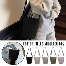 Bolso bandolera de moda de gran capacidad para mujer Bolso de cubo de ocio Bolso de hombro