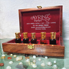 RARO 6 ml Edición Especial Set de 5 Attar Perfume Aceite Fragancia Aroma Enví...