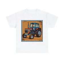 Camiseta Estilo Vintage Tractor Granja Trabajo Unisex Adulto Americana Aire Libre Camiseta