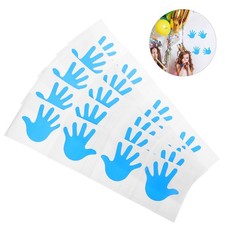 10 pares de calcomanías adhesivas de pared para decoración del hogar impresiones a mano para niños películas aula