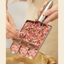 Food Prep Tool Set 304 máquina de albóndigas de acero inoxidable 2 piezas con cuchara