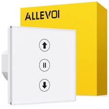 Interruptor de persiana ALLEVOI temporizador Wi-Fi compatible con Alexa/Google Home Nul