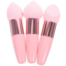 Aplicador de esponja de 3 piezas esponjas de belleza para maquillaje base en polvo