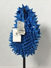 BOLSO PEQUEÑO BUNZABURO SPIKY SHIBORI AZUL AZUL AZUL NUEVO CON ETIQUETAS Japón RARO