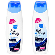 Champú anticaspa MEDIPURE cabello y cuero cabelludo 2 en 1 400 ml cuidado del cuero cabelludo seco con picazón