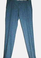 Pantalón Hugo Boss Para Hombre Azul Gris Informal Algodón Lunares Talla 36 R