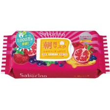 [ BCL ] Saborino Matutino Cuidado 3 IN 1 Granada Máscara Facial 28 Hojas / 1Pack
