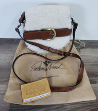 Bolso Bandolera Patricia Nash ANNFIELD Piel de Oveja y Marrón Correa Ajustable
