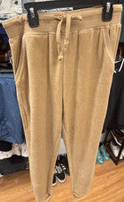 MODA NOVA BEIGE CAMEL LISO JOGGER HOMBRE TALLA-US-S