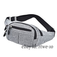 Bolso Multifuncional Gran Capacidad Duradero Bumbag Moda Deportes al Aire Libre Cartera