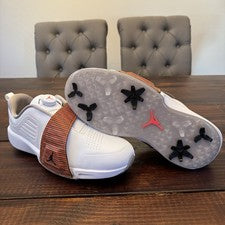 Zapatos de golf Nike Air Jordan Air Rev blancos infrarrojos 23 $255 talla 11 para hombre FV6338-102