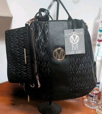 MKP COLLECTION Mujeres Moda Mochila Cartera Multi Bolsillos con Cartera de Muñeca W1