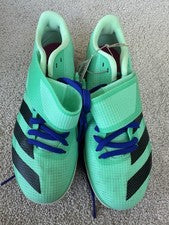 Adidas Adizero GV9074 HJ Salto Alto Puntas de Pista y Campo Verde Para Hombre Talla 5 1/2