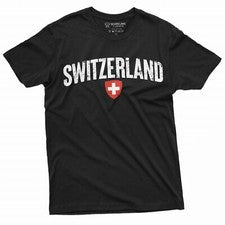 Camiseta Suiza Confederación Suiza Hombres Mujeres Camiseta Bandera Patriótica Camiseta