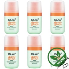 6 x 30 ml | Isana Beauty Boost Serum tez uniforme y brillo fresco vegano