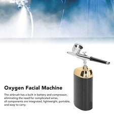 Pulverizador de niebla inalámbrico con aerógrafo facial portátil de oxígeno para el cuidado de la piel premium