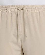 Pantalones informales CUBAVERA Island Fossil beige ligeros elásticos calce regular L