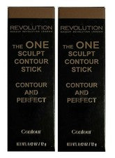 Pack de 2 barras de contorno Revolution Beauty The One Sculpt, contorno y perfecto
