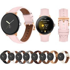 Correa de reloj pulsera causal de cuero para Google Pixel 1 2 3 4 41 mm repuesto