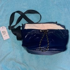 Nuevo con etiquetas Bolso Bandolera Azul Nautica Puffer Cartera Correa Ajustable De Colección Años 90 2000 Estilo