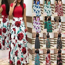 Ropa De Moda Para Mujer Vestidos Largos Elegantes Informales Fiesta De Larga Nuevo