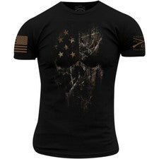 Camiseta estilo Grunt Realtree Edge American Reaper - Negra