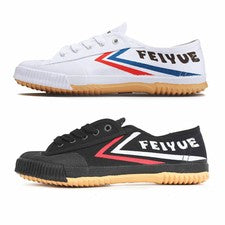 Unisex Wushu Blanco Negro Feiyue Zapatos para Kung Fu Artes Marciales Tai Canvas Zapatillas