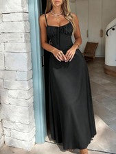 Elegante maxivestido de mujer estilo bohemio