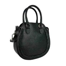 Bolso de Mano de Piel con 2 Asas Cortas. Mujer.Fabricado Italia