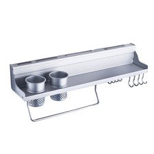 Utensilios de cocina estante gadgets multifuncional montado en la pared especias