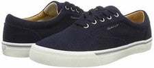 ZAPATILLAS HOMBRE GANT HERO [TALLA 40 / 41 ] LONA CUERO AZUL NUEVAS Y EMBALAJE ORIGINAL