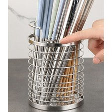 1 soporte grande para utensilios de cocina de acero inoxidable para encimera