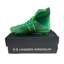 Botines de fútbol Under Armour Highlight MC - talla 12 verdes - nuevos